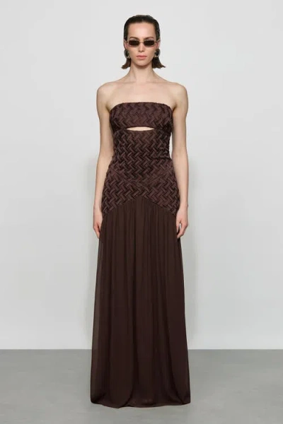 Et Ochs Amara Gown In Brown