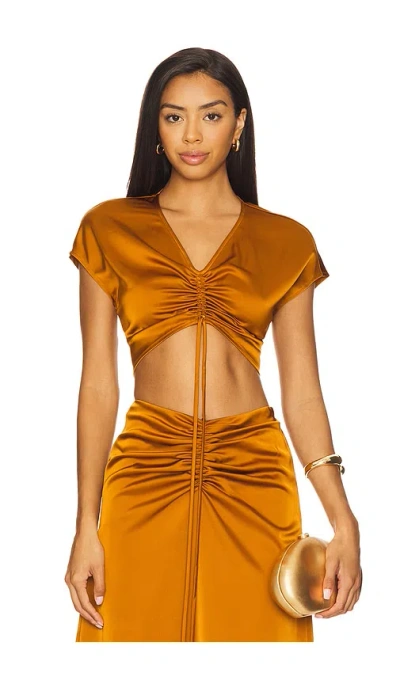 Et Ochs Blake Top In Brown