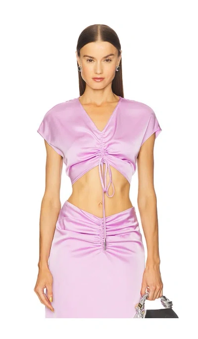 Et Ochs Blake Top In Lavender