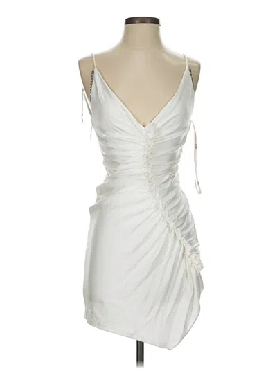 Pre-owned Et Ochs Cocktail Dress In White