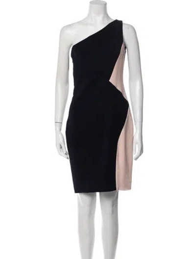 Pre-owned Et Ochs Colorblock Pattern Knee-length Dress In Blue