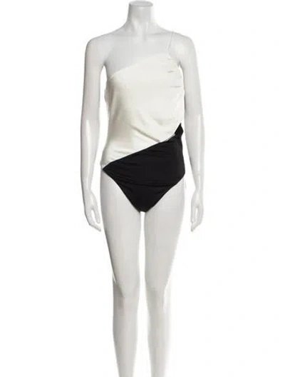 Pre-owned Et Ochs Colorblock Pattern One-piece