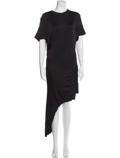 Pre-owned Et Ochs Crew Neck Knee-length Dress W/ Tags In Black