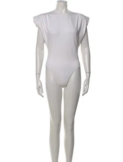 Pre-owned Et Ochs Crew Neck Short Sleeve Bodysuit W/ Tags In Multi