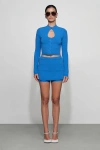 Et Ochs Dev Knit Skort In Blue