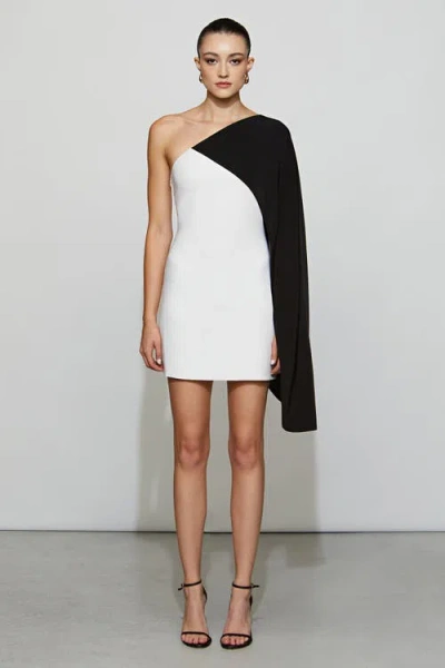 Et Ochs Erica Dress In Black/ivory