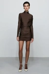 Et Ochs Fallon Mini Dress In Brown