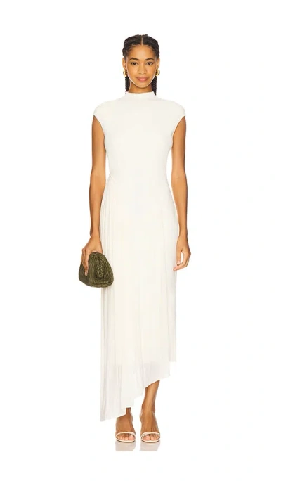 ET OCHS FRANCIS KNIT COMBO MIDI DRESS