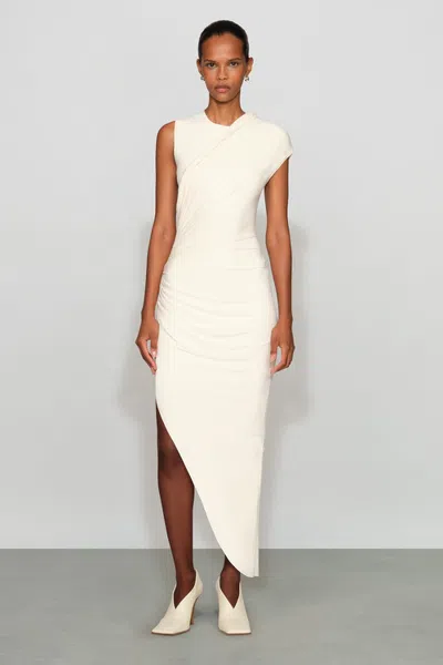 Et Ochs Georgia Knit Combo Dress In White