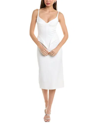 Et Ochs Gia Midi Dress In White