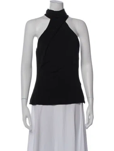 Pre-owned Et Ochs Halterneck Sleeveless Top In Black