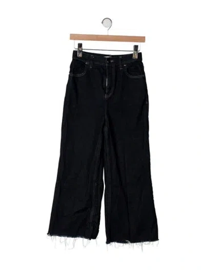 Pre-owned Et Ochs High-rise Wide Leg Jeans In Blue