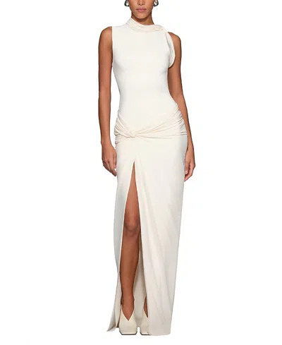 Et Ochs Imogen Knit Combo Gown In White