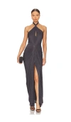 Et Ochs Karina Gown In Charcoal