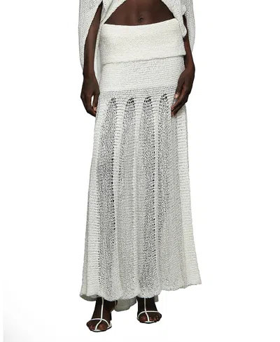 Et Ochs Kiernan Knit Skirt In White