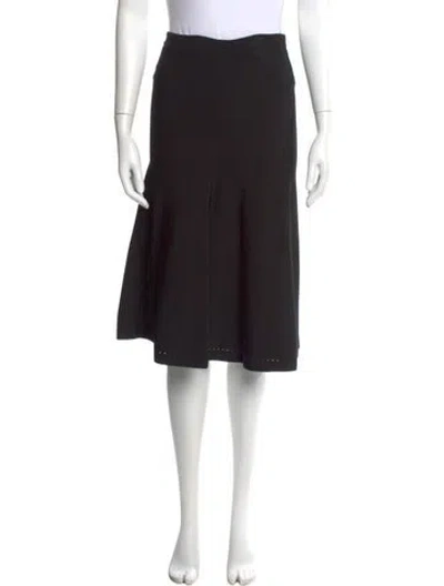 Pre-owned Et Ochs Knee-length Skirt In Black