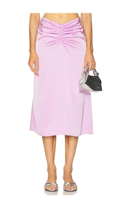 Et Ochs Lain Skirt In Purple