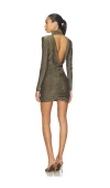 Et Ochs Luna Mini Dress In Green
