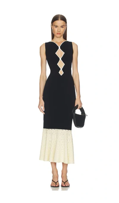 Et Ochs Maude Knit Midi Dress In Multi