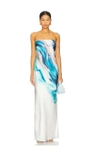 Et Ochs Nessa Strapless Column Gown