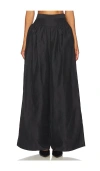 Et Ochs Nyla Taffeta Pant In Black