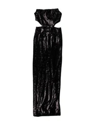 Pre-owned Et Ochs Nylon Long Dress In Black