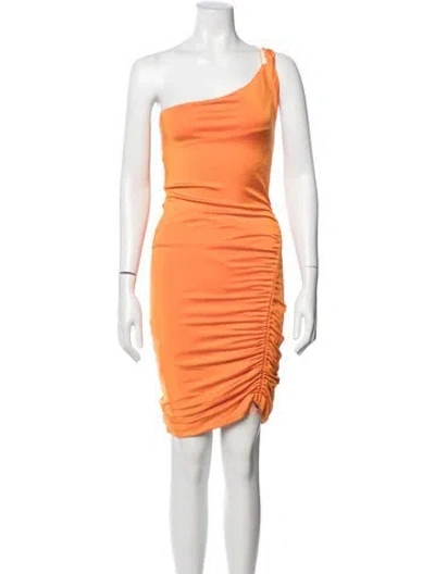 Pre-owned Et Ochs One-shoulder Mini Dress In Orange