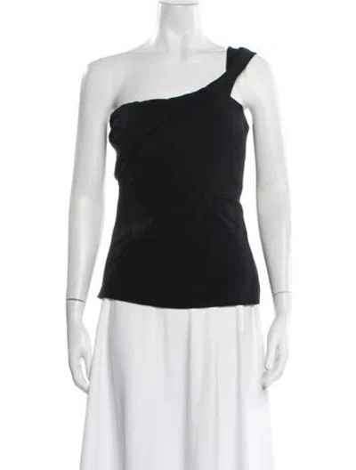 Pre-owned Et Ochs One-shoulder Sleeveless Top In Grey