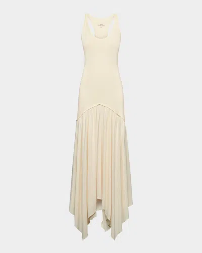 Et Ochs Ramona Cutout Jersey Maxi Dress In Brown