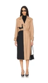 Et Ochs Ryder Trench Coat In Camel & Black