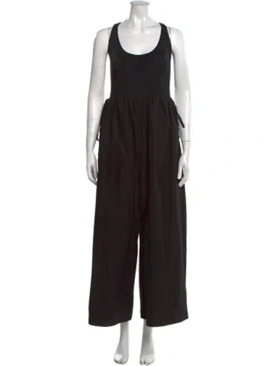 Pre-owned Et Ochs Scoop Neck Jumpsuit In Black