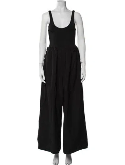 Pre-owned Et Ochs Scoop Neck Jumpsuit In Black