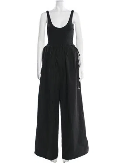 Pre-owned Et Ochs Scoop Neck Jumpsuit In Black