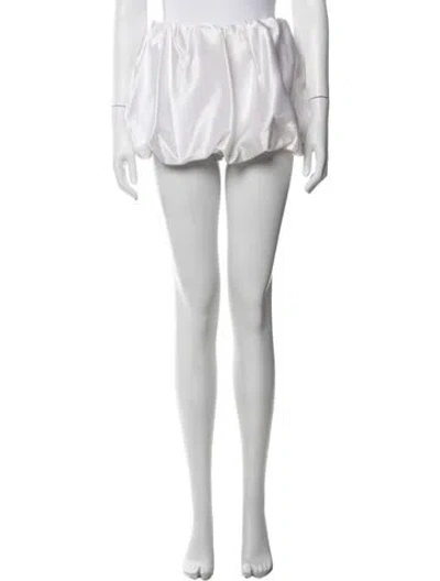 Pre-owned Et Ochs Silk Mini Skirt W/ Tags In Neutrals
