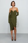 Et Ochs Spencer Midi Dress In Green