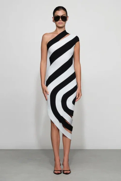 Et Ochs Stellan Knit Midi Dress In Multi
