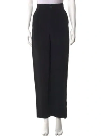 Pre-owned Et Ochs Straight Leg Pants In Black