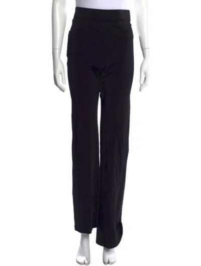Pre-owned Et Ochs Straight Leg Pants In Black
