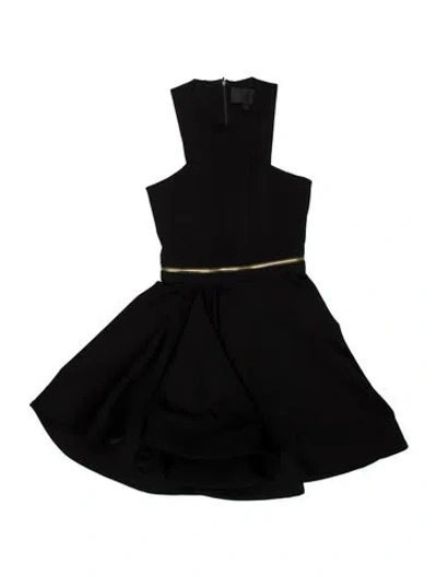 Pre-owned Et Ochs Strapless Mini Dress In Black