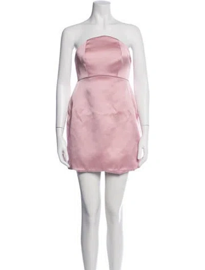 Pre-owned Et Ochs Strapless Mini Dress W/ Tags In Pink