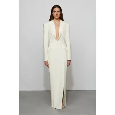 Et Ochs Sylvia Suiting Gown In Neutral
