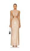 Et Ochs Tashi Gown In Brown