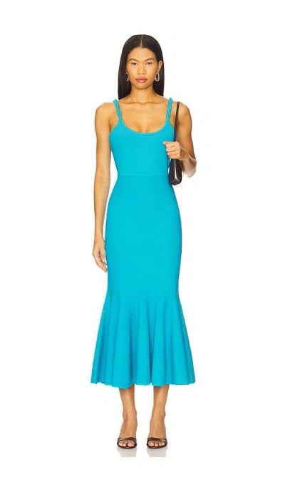 Et Ochs Tess Knit Dress In Blue
