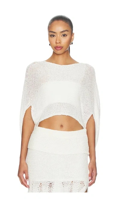 Et Ochs Vivienne Knit Top In White
