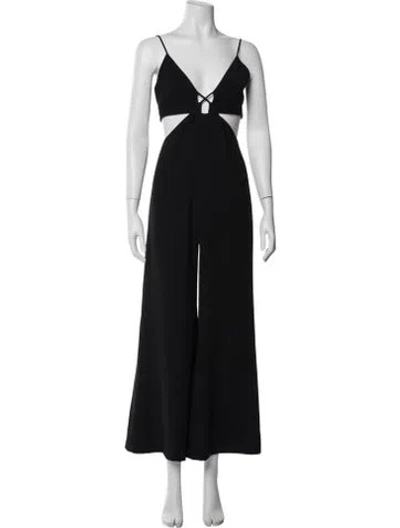 Pre-owned Et Ochs V-neck Jumpsuit In Black