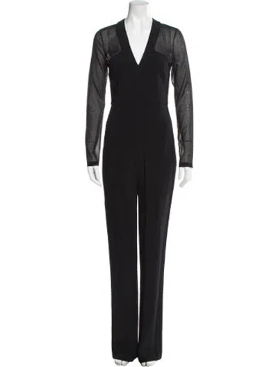 Pre-owned Et Ochs V-neck Jumpsuit W/ Tags In Black