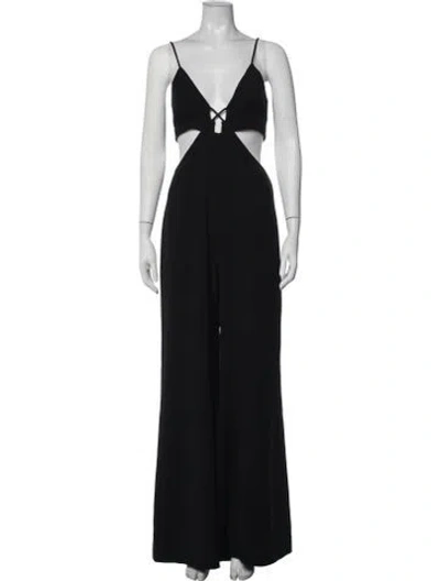 Pre-owned Et Ochs V-neck Jumpsuit W/ Tags In Black