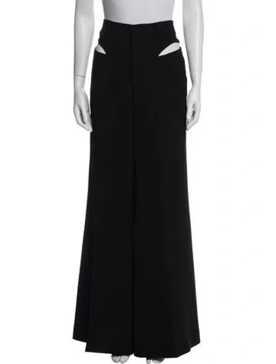 Pre-owned Et Ochs Wide Leg Pants In Black