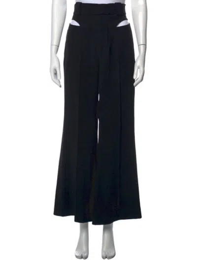 Pre-owned Et Ochs Wide Leg Pants In Black