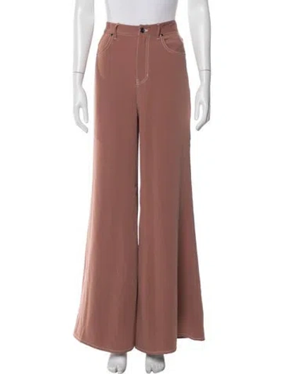 Pre-owned Et Ochs Wide Leg Pants In Pink